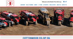 Desktop Screenshot of cottonwoodcoopoil.com