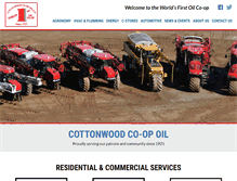 Tablet Screenshot of cottonwoodcoopoil.com
